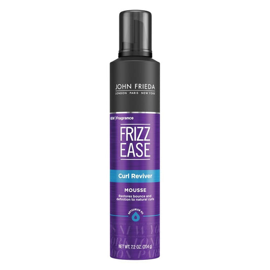 John Frieda Frizz Ease Curl Reviver Mousse, 7.2 Ounces, Enhances Curls, Soft Flexible Hold, Mousse for Curly or Frizzy Hair, Alcohol-Free Beauty & Personal Care John Frieda