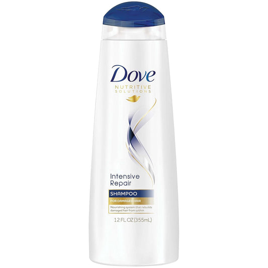 Dove Shampoo 12 Ounce Intensive Repair Damage Solutions (354ml) (2 Pack)