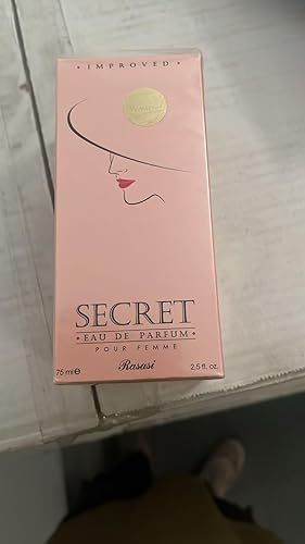 Secret for Woman EDP - Eau De Parfum 75 ML (2.5 oz) | Expression of Love | Floral Fruity Combination of Notes like Violet Leaf, Camelia, Rose, Honeysuckle & Musk | by RASASI Perfumes