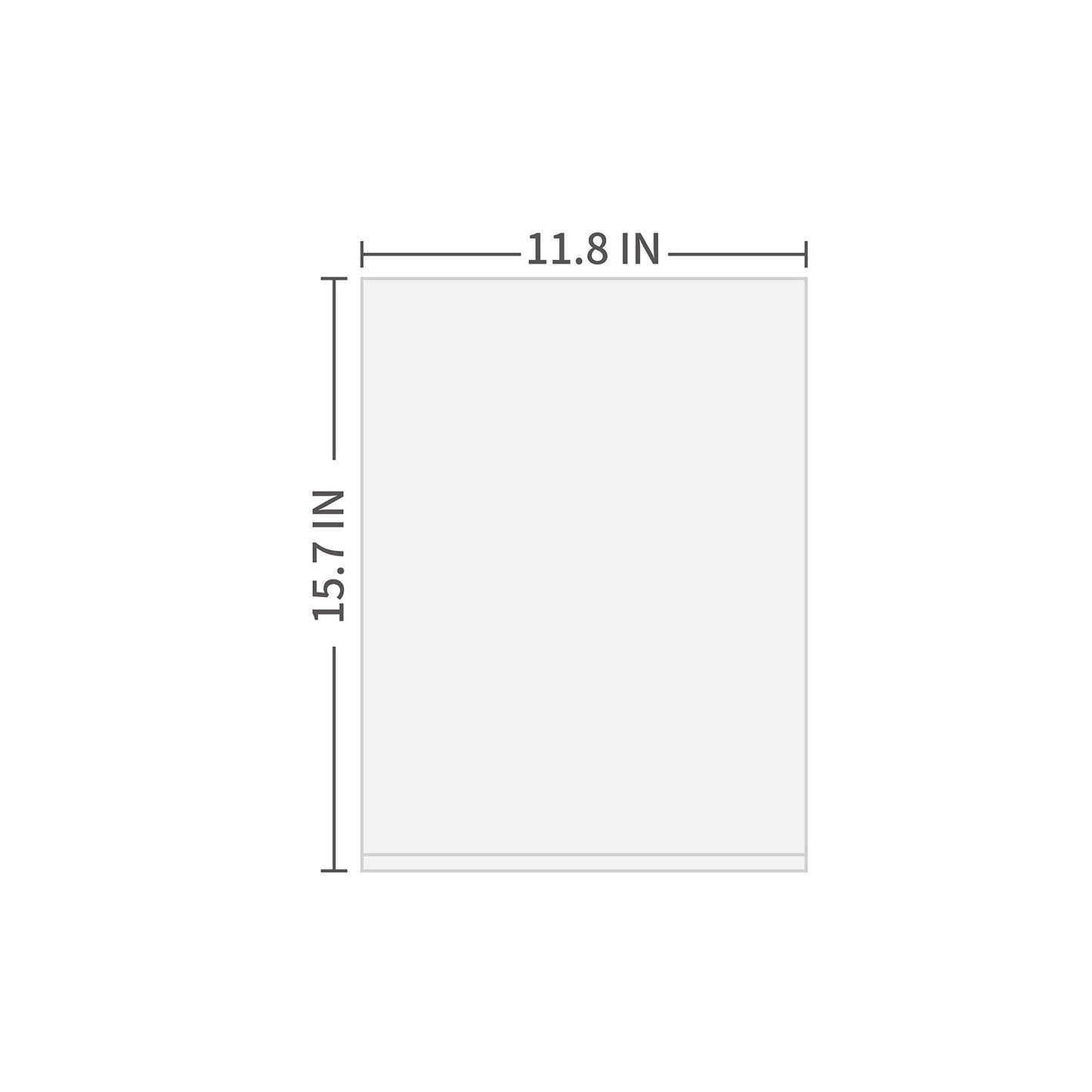 12"x 16"- 1.5 Gallon Plastic Produce Bags on a Roll- 350 Bags, Clear Grocery & Bread Bags, Food Contact Safe (Large)