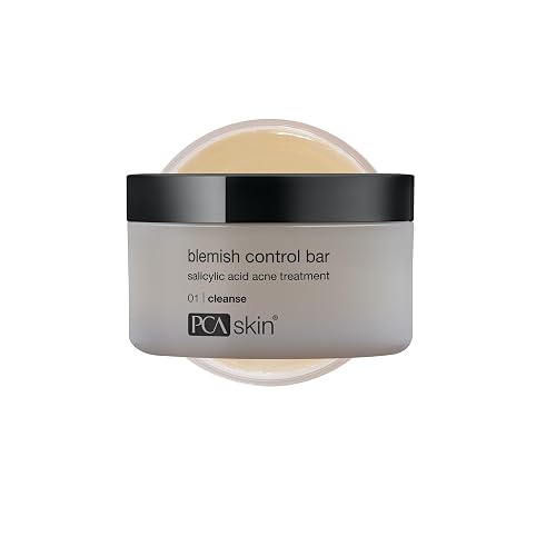 PCA SKIN Blemish Control Acne Cleanser Bar with 2% Salicylic Acid, Acne Wash for Face and Body, 3.2 fl oz Jar