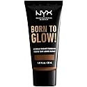 NYX PROFESSIONAL MAKEUP Born To Glow Naturally Radiant Foundation, Medium Coverage - Mocha