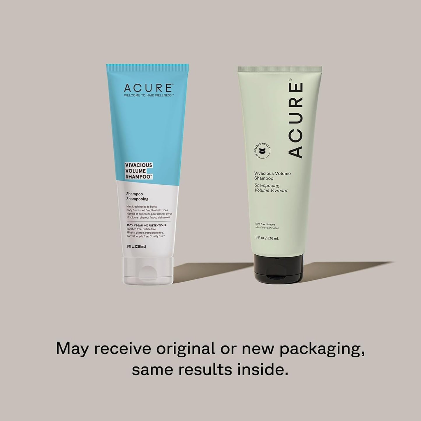 Acure Vivacious Volume Shampoo and Conditioner Set - Thickening & Volumizing Hair Care for Thick, Full Locks, Boost for Thin, Fine Hair, Sulfate Free