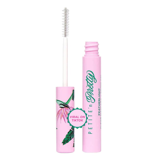 Petite 'n Pretty Featherlight Clear Mascara and Brow Gel - Makeup for Kids, Tweens and Teens - Dual Purpose Clear Finish for Brows and Lashes