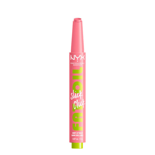 NYX PROFESSIONAL MAKEUP Fat Oil Slick Click, Lightweight, Buildable, Pigmented Vegan Lip Balm - Clout