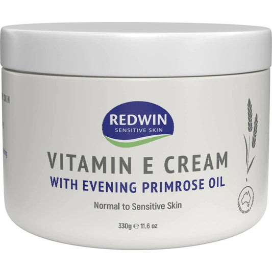 Redwin #MC VITAMIN E CREAM 300G -Nourish and soften your skin Moisturiser with Vitamin E and Evening Primrose Oil. Beauty & Personal Care REDWIN