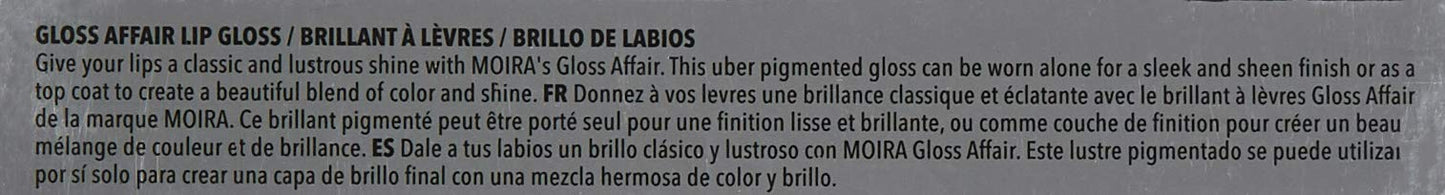 Moira Gloss Affair Lip Gloss (012, Hot Stuff)