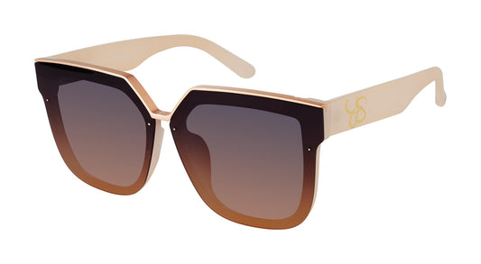 Jessica Simpson Women's J6214 Oversized Cat Eye Square Sunglasses with UV400 Protection - Glamorous Sunglasses for Women, 67mm