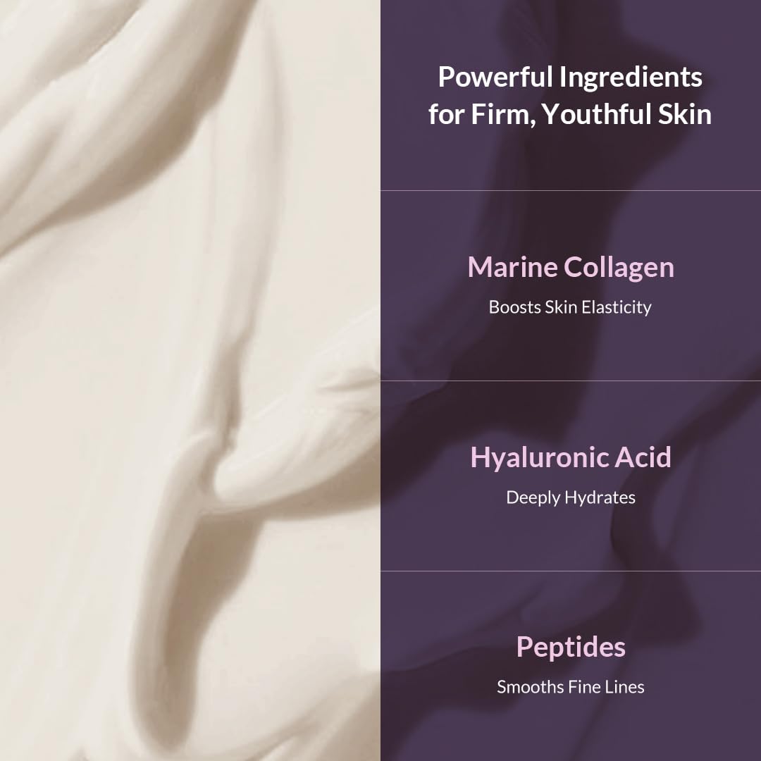 MIZON Collagen Line. Collagen Power Firming Enriched Cream, Korean skincare, wrinkle care, firm skin, anti aging (1.69 FL oz)