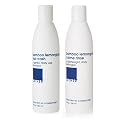 LATHER Bamboo Lemongrass Shampoo & Conditioner Set - Gentle Daily Moisturizing Shampoo & Hair Detangler Conditioner for All Hair Types - Lightweight