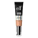 e.l.f. Camo CC Cream, SPF 30 Color-Correcting Medium-To-Full Coverage Face Foundation, Delivers An Airbrushed Finish, Vegan & Cruelty-Free, Light 250