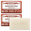Dr. Bronner's Pure-Castile Magic Bar Soaps - Made with Regenerative Organic Certified Oils - For Face, Body, Hair- Vegan Soap Bars for Men & Women