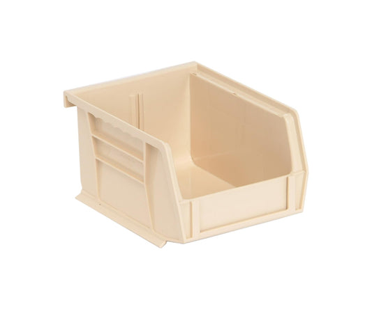 QUANTUM STORAGE SYSTEMS K-QUS210IV-8 8-Pack Ultra-Stack and Hang Bins, 5-3/8" x 4-1/8" x 3", Ivory
