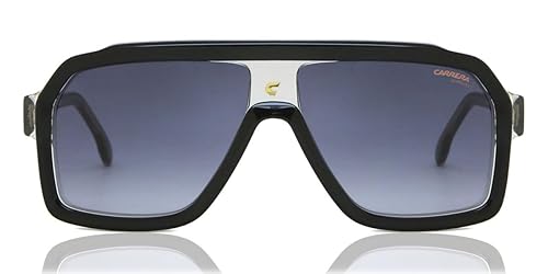 Carrera Unisex Sunglasses, 08a/9o Black Grey, 60