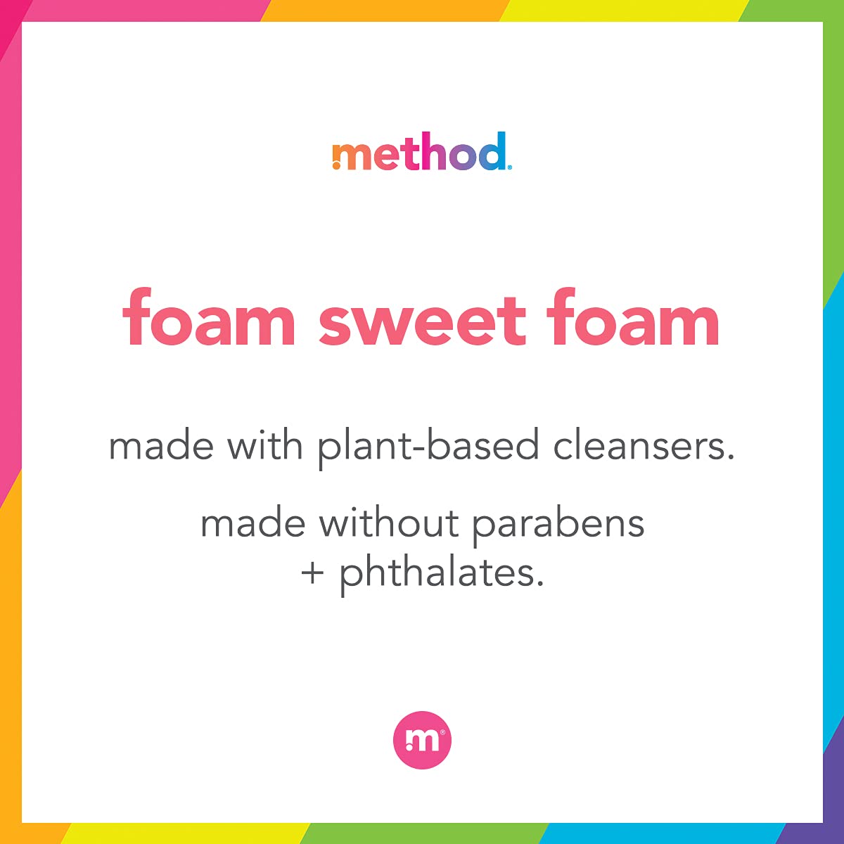 Method Foaming Hand Soap, Pink Grapefruit, 10 Fl Oz (Pack of 1)