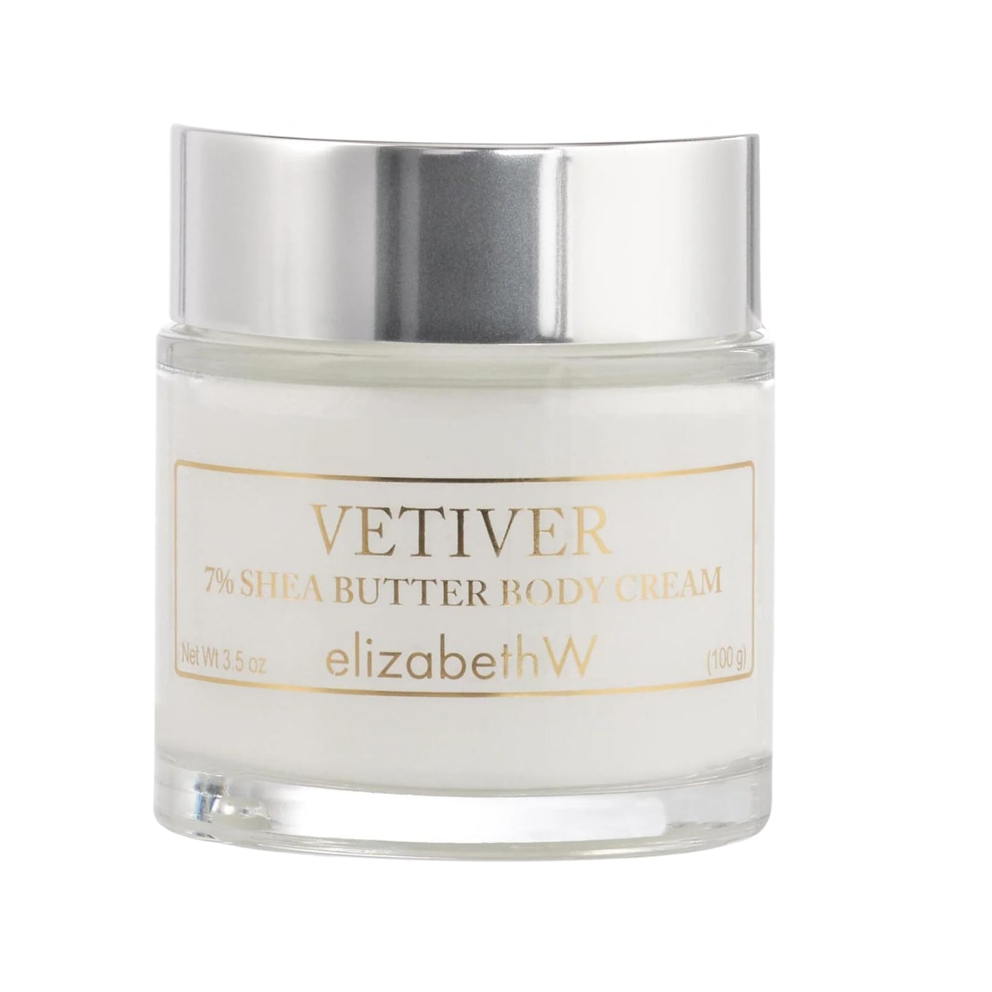 elizabeth W, Vetiver Body Cream, 3.5 Ounces