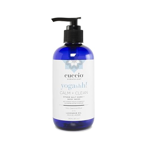 Cuccio Somatology Calm And Clean Epsom Salt Lavender Body Wash - Cleansing, Nourishing Wash And Soak For Pure, Deep, Relaxation - Relief For Sore