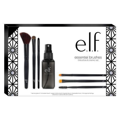 e.l.f. Essential Brushes and Cleaner Set 75230 2.02floz by e