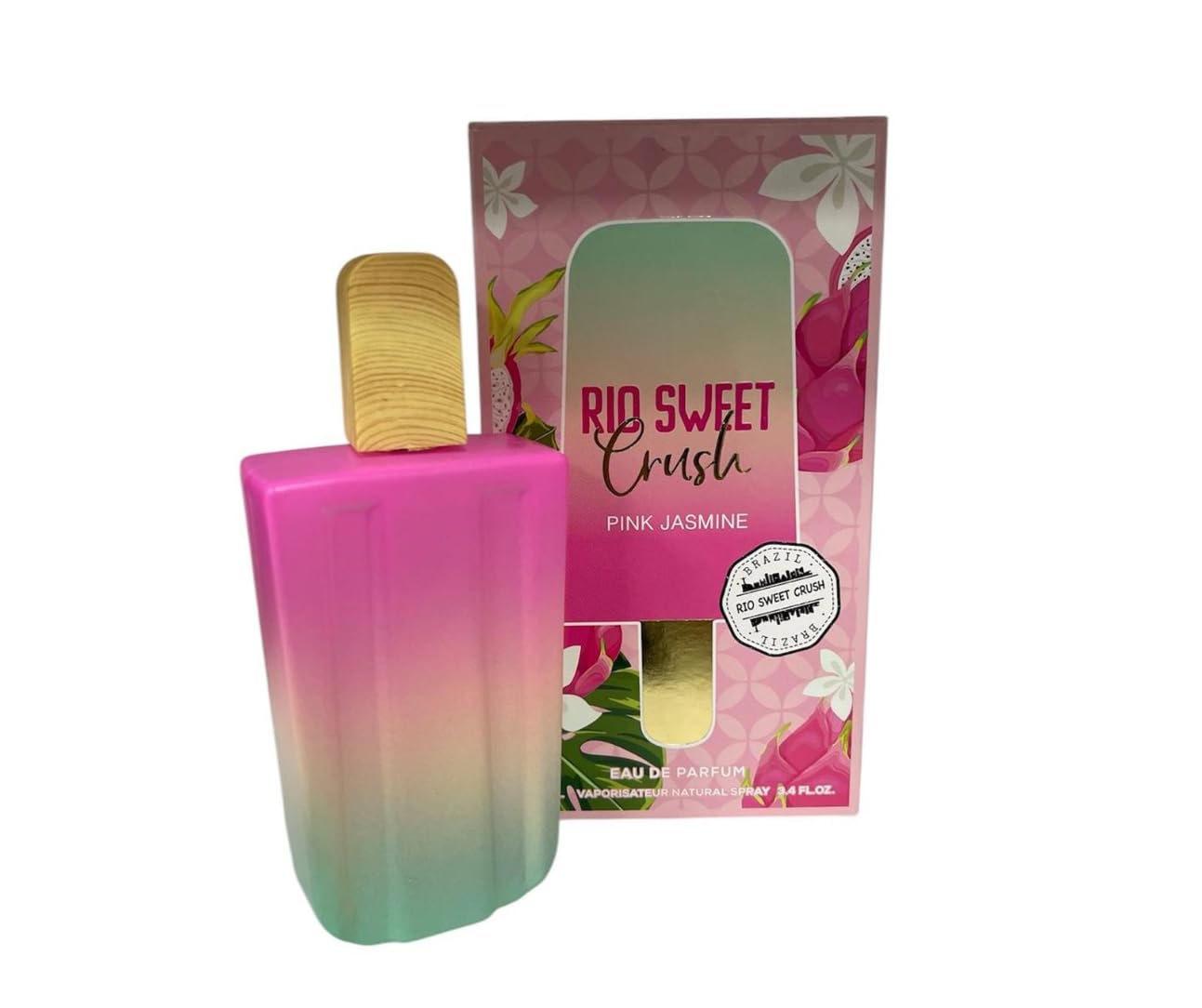 MCH BEAUTY LLC Rio Sweet Crush Women's cologne 3.4 Fl. Oz. Eau de Parfum Spray (Sweet Crush Pink Jasmine)