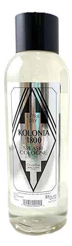 Crusellas Legitima Kolonia 1800 Natural Extra Dry Splash Cologne (33 Fl. Oz.)