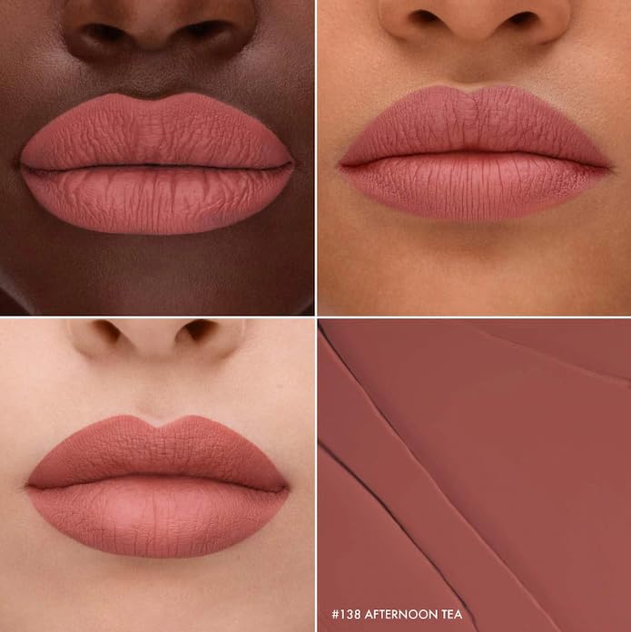SEPHORA Collection Cream Lip Stain - 138 Afternoon Tea (matte mauve nude) 0.16 oz. / 5 mL