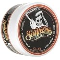 Suavecito Pomade Firme Clay for Men - Strong Hold, Low Shine Matte Finish - Professional Hair Styling Clay for Added Volume and Definition - 2.3 oz