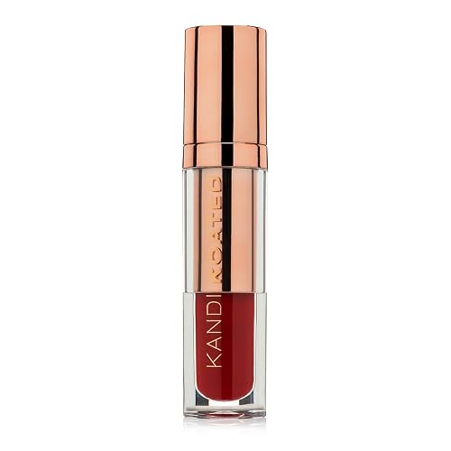 Kandi Koated Liquid Satin [True Love] Liquid Lip Color with High-Shine Finish | Rich Colors, Moisturizing Lip Shine, Paraben-Free, Cruelty-Free |