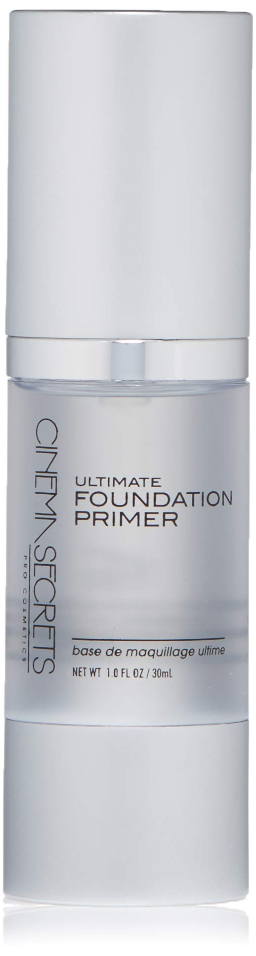 Cinema Secrets Ultimate Foundation Primer - Lightweight Silicone-Based Primer with Vitamins A & E, Hydrating & Smoothing, Preps Skin for Flawless