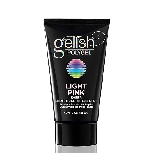 Gelish Light Pink PolyGel UV/LED Hybrid Sculpting Nail Enhancement, 2 oz Beauty & Personal Care Gelish
