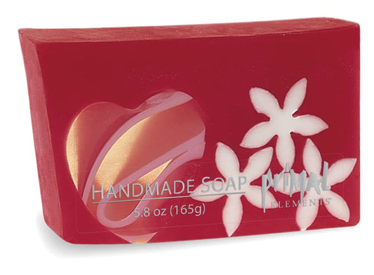 Primal Elements Bar Soap in Shrinkwrap, Flowers and Hearts, 5.8 Ounce Beauty & Personal Care Primal Elements