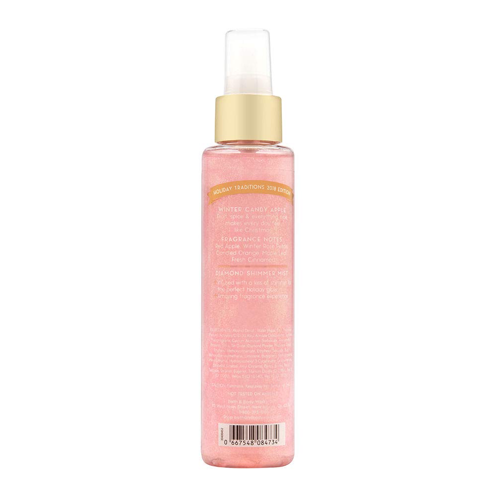 Bath & Body Works Winter Candy Apple Diamond Shimmer Mist, 4.9 Ounce