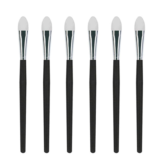 LORMAY 6 Pcs Silicone Eyeshadow and Lip Mask Makeup Brushes, Professional Tools for Applying crème or Liquid Eye Shadows and Lip Colors Beauty & Personal Care LORMAY