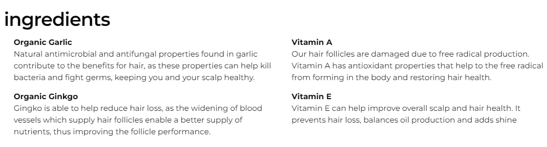 Spanish Garden Black Garlic Hair Strengthening Shampoo & Conditioner Set - For Stronger Thicker & Healthier - Hair Care for Deep Nourishment