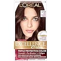 L'Oreal Paris Excellence Creme Triple Protection Hair Color, Dark Chocolate Brown [G15] 1 ea (Pack of 4)