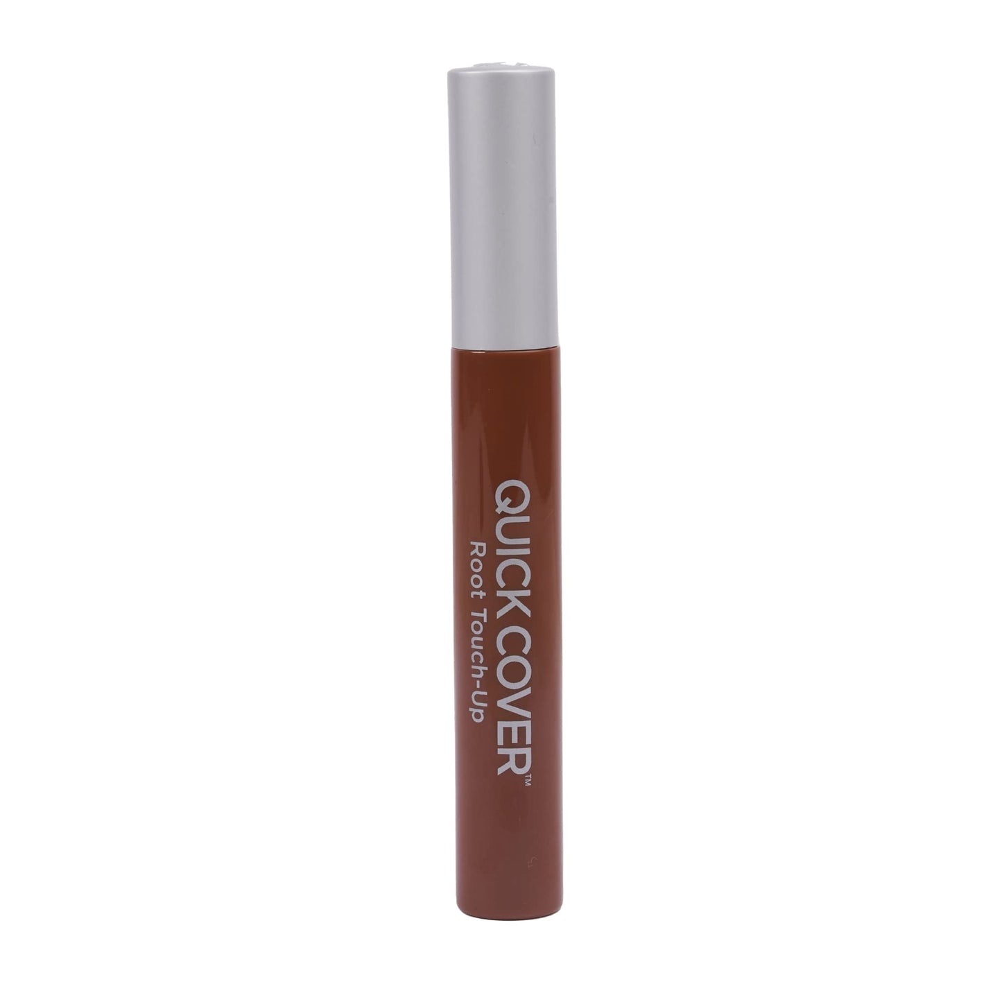 RED by KISS Quick Cover Root Touch Up Rescue (Medium Brown), Mascara Natural Water-Resistant Temporary Gray Concealer Cover Up Brush for Hair Mustache