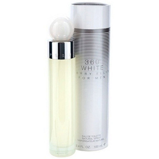 Perry Ellis 360 White By Perry Ellis For Men. Eau De Toilette Spray 3.4 Ounces (Pack of 5)