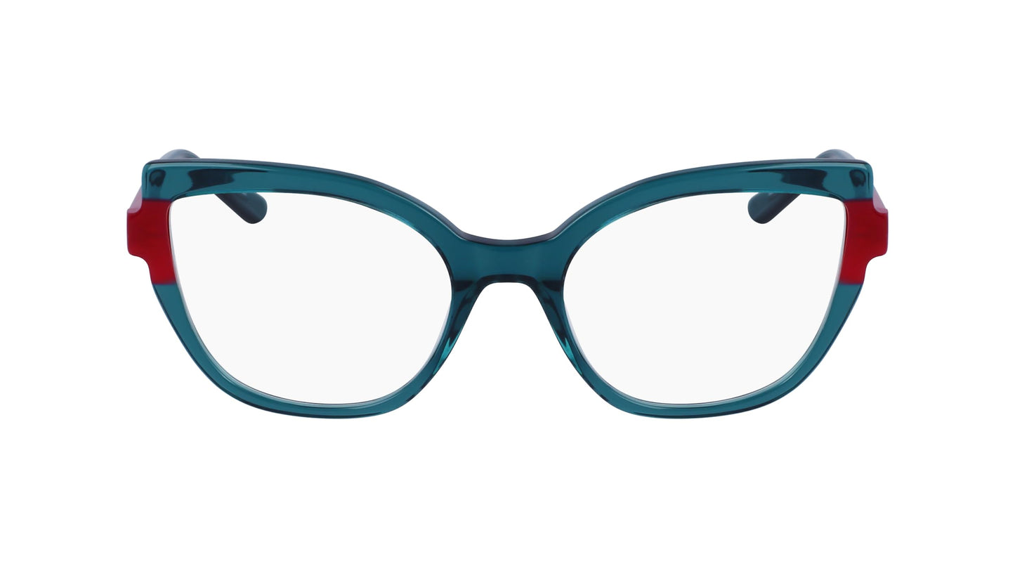 KARL LAGERFELD Unisex Sunglasses, 317 Green/Cherry, 54