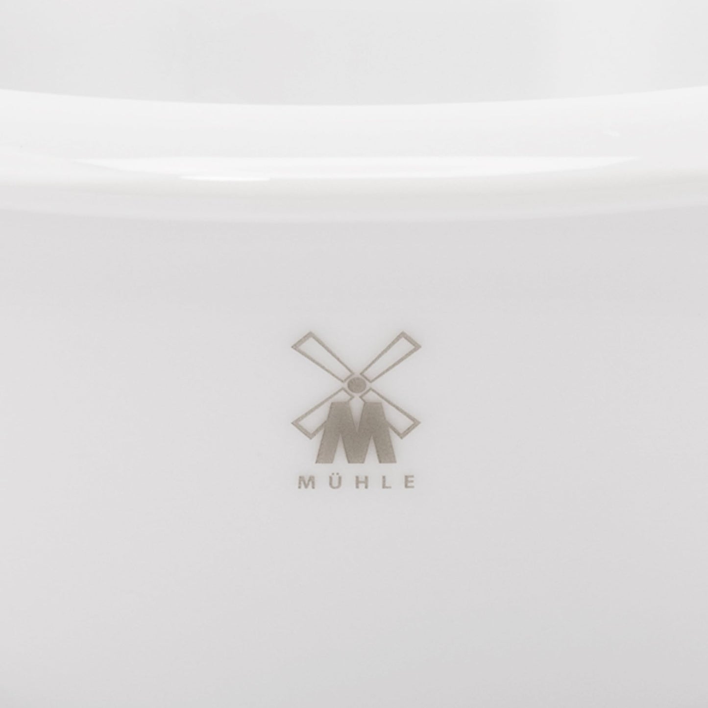 MÜHLE White Porcelain Platinum Rim Shaving Dish Beauty and Personal Care MÜHLE