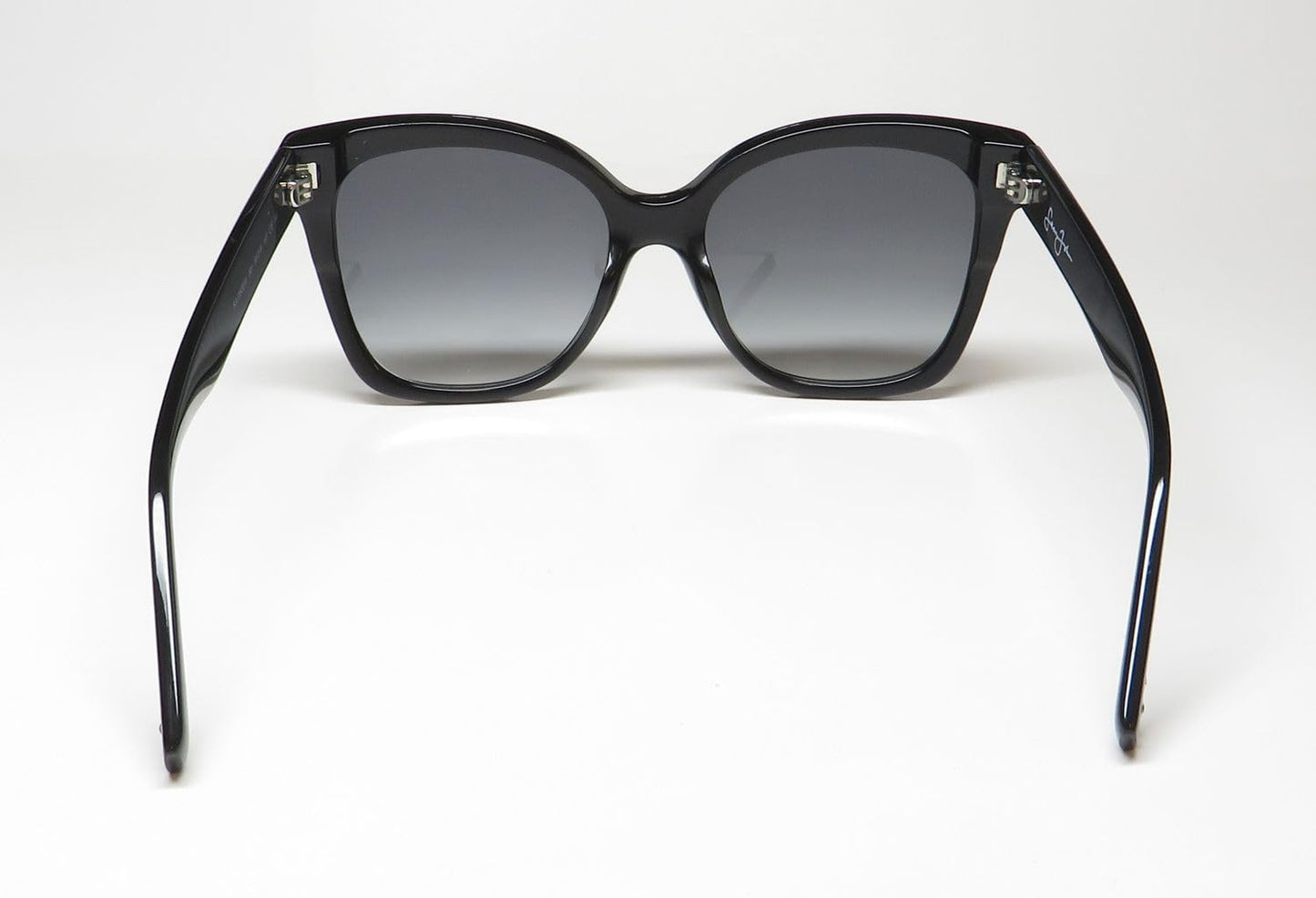 Sean John Sjlos2010 Cat Eye Sunglasses Glamorous Design Signature Logo Womens [55-18-145, black]