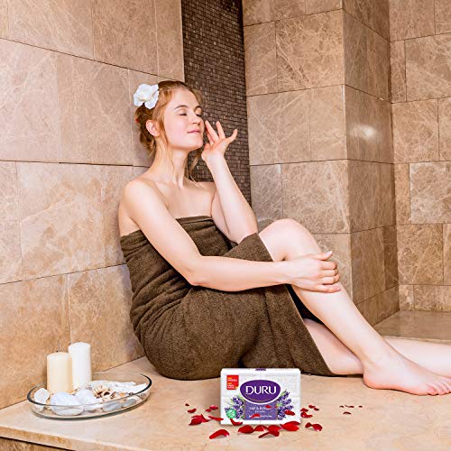 Duru Pure and Natural Bar Soap, Lavender, 24.69 Ounce