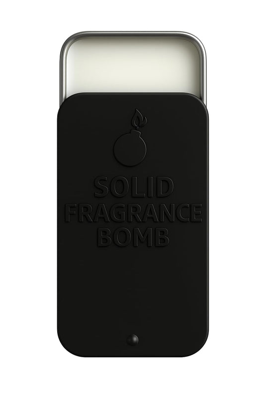 Solid Fragrance Bomb - Premium All-Natural Solid Cologne for Men & Women | Long-Lasting, TSA-Safe, Alcohol-Free, Halal, Handmade Travel Fragrance Balm Beauty & Personal Care Solid Fragrance Bomb