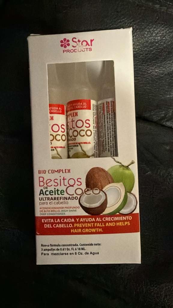 Bio Complex Coconut Oil Capsules 3Pack - 0.61 oz Each, Deep Moisturizing Hair Treatment for Repair, Hydration, and Strengthening