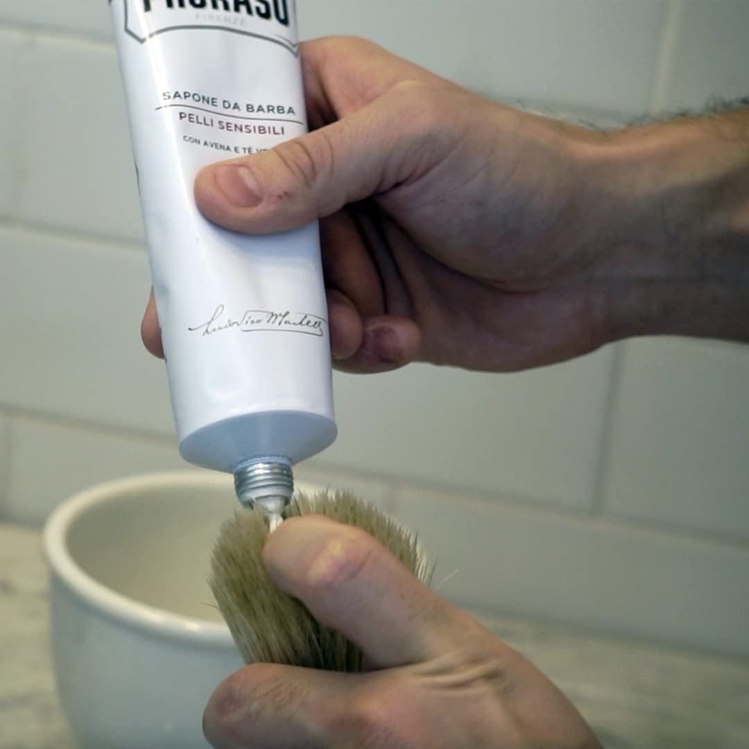 Proraso Shaving Cream - Oatmeal & Green Tea - Nourishing & Gentle Formula Shave Cream for Sensitive Skin - Premium Italian Shaving for Men - 5.2oz Beauty and Personal Care Proraso