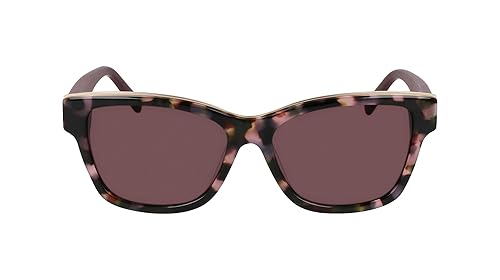 DKNY Women's Sunglasses DK549S - Blush Tortoise with Solid Brown Lens