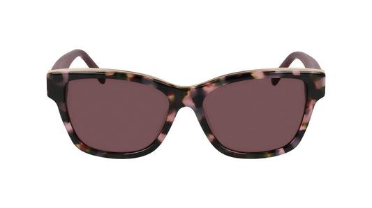 DKNY Women's Sunglasses DK549S - Blush Tortoise with Solid Brown Lens