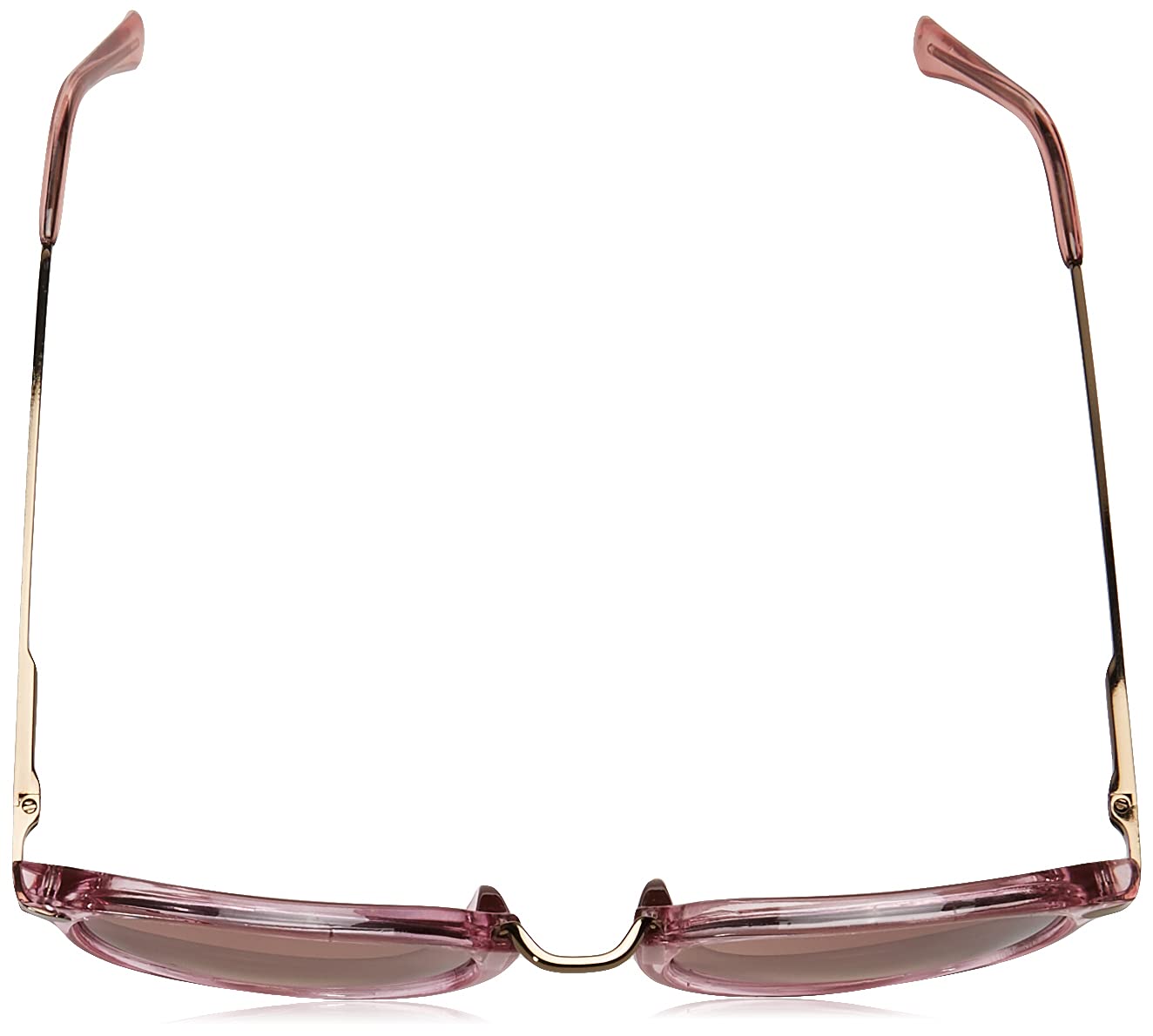 A.J. Morgan Women's Castro Round Sunglasses, Crystal Light Pink, 49 mm