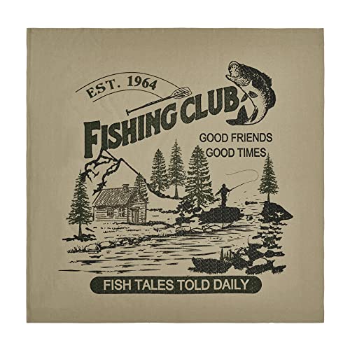 Pine Valley Quilts Fishing Club Cabin Rustic Lake House Shower Curtain 72x72