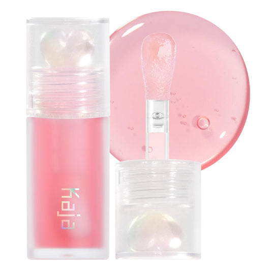 Kaja Juicy Glass Lip Plumping Oil - 01 Rose Hip Spritz - Hydrating, Feel Plumped and Lightweight with Vitamin Tree Fruit Oil, Vegan, Cruelty-Free Beauty and Personal Care Kaja