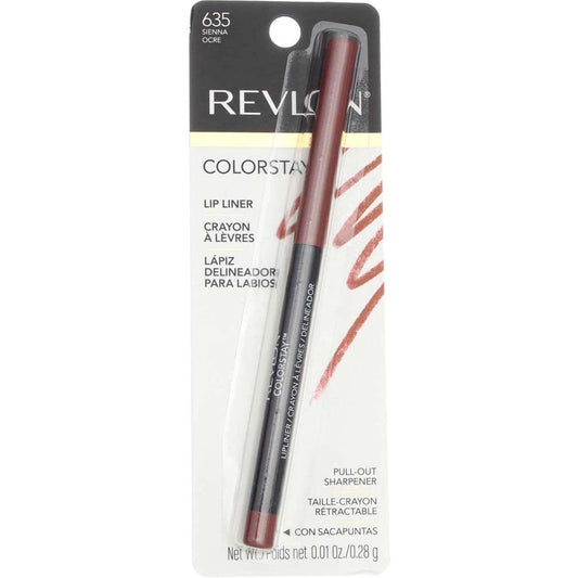 Revlon ColorStay Lipliner with SoftFlex, Sienna 635, 0.01 Ounce