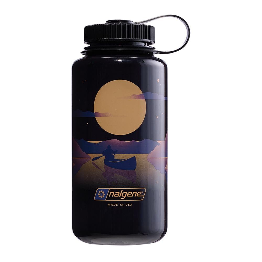 Nalgene Sustain 32 oz. Wide Mouth Water Bottle - Landscape Moonset